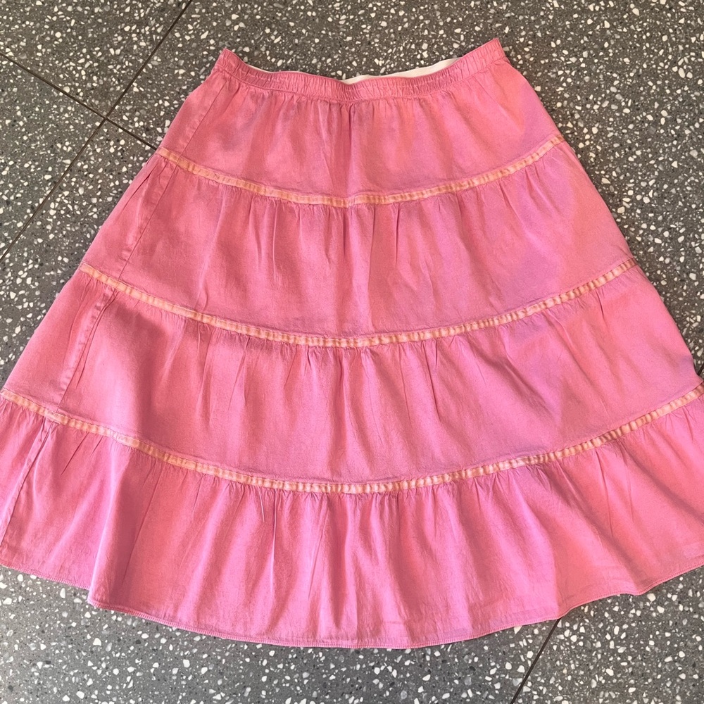 Calypso Pink Tiered Women's Skirt